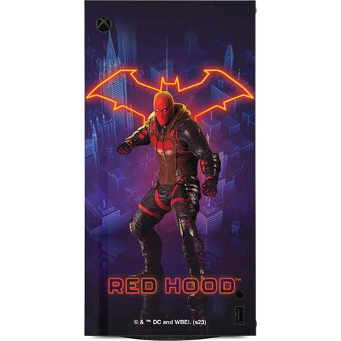 DC Comics Gotham Knights Red Hood XBox Series X Digital Edition Console Skin